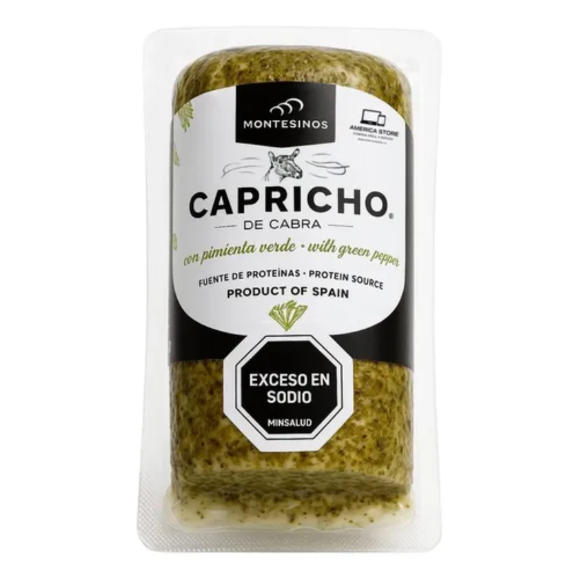 CAPRICHO DE CABRA CON PIMIENTA VERDE *145GR