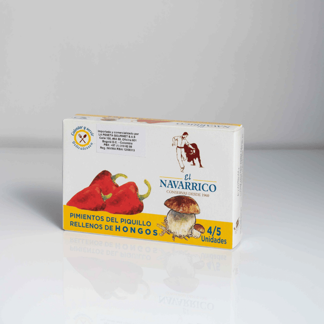 El Navarrico Pimientos Del Piquillo Rellenos De Hongos *260gr