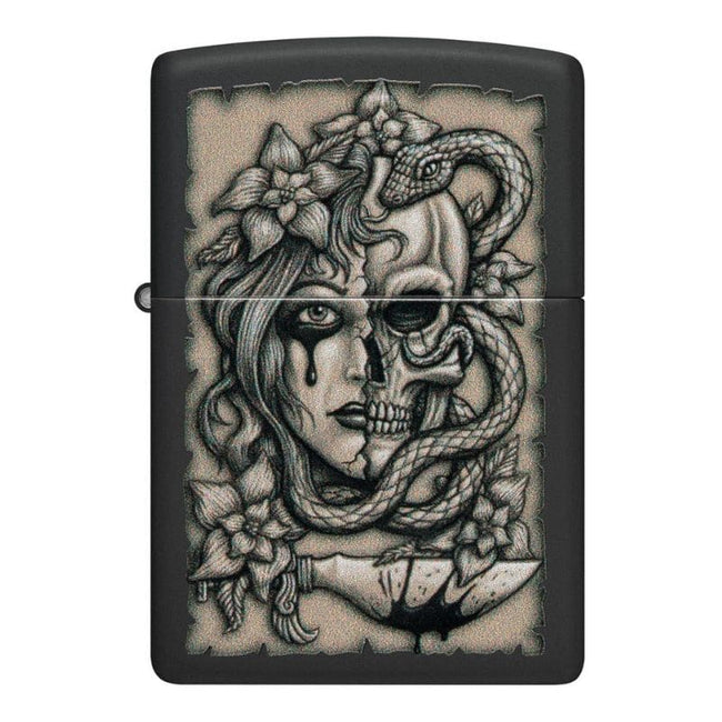 Encendedor Zippo Mujer Calavera