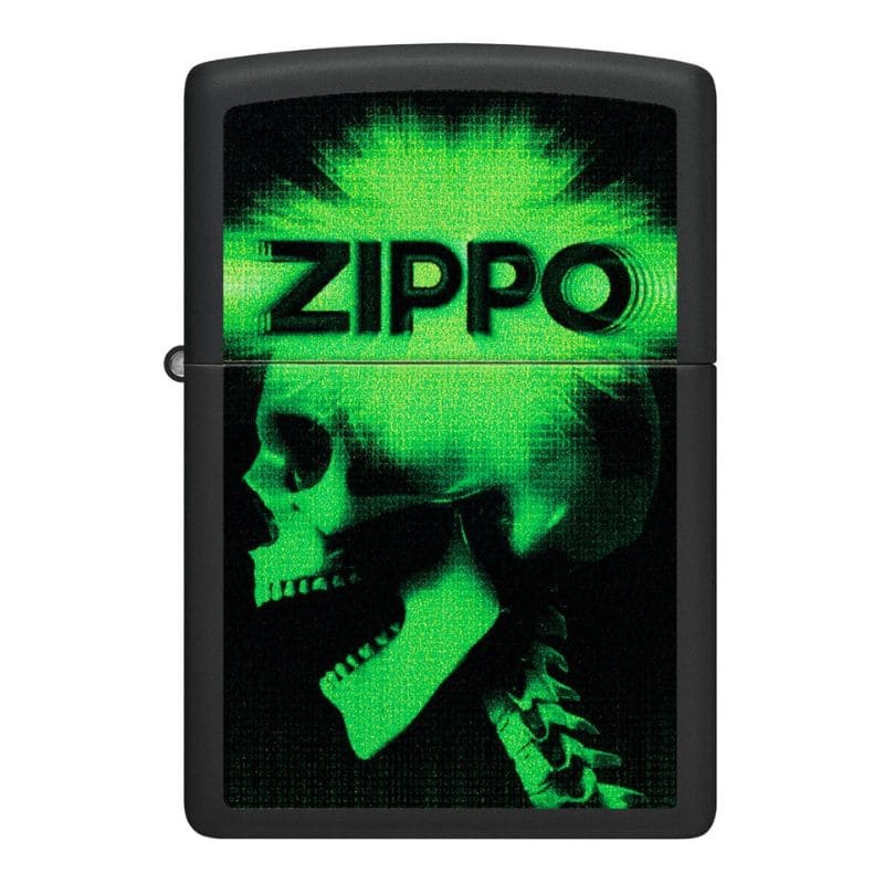 Encendedor Zippo Calavera Verde