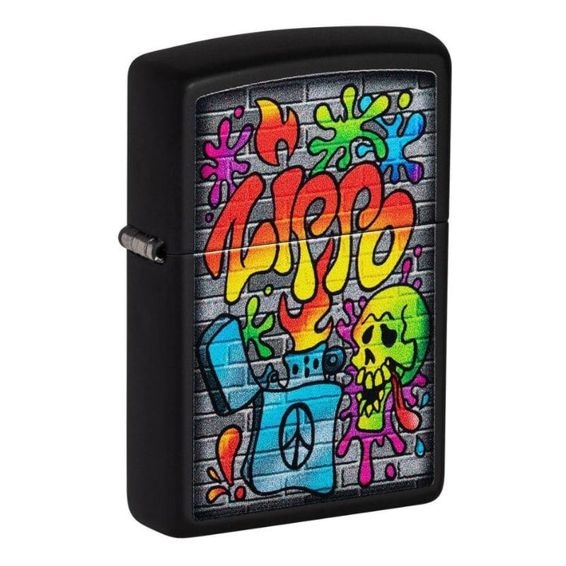 Encendedor Zippo Graffiti Negro