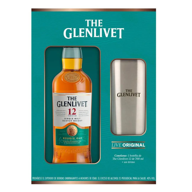 THE GLENLIVET 12 AÑOS+ TERMO*700 ML