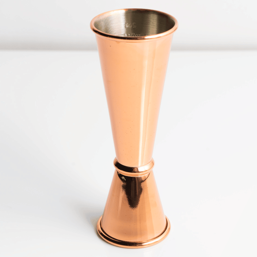 Jigger Japones Oro y Cobre