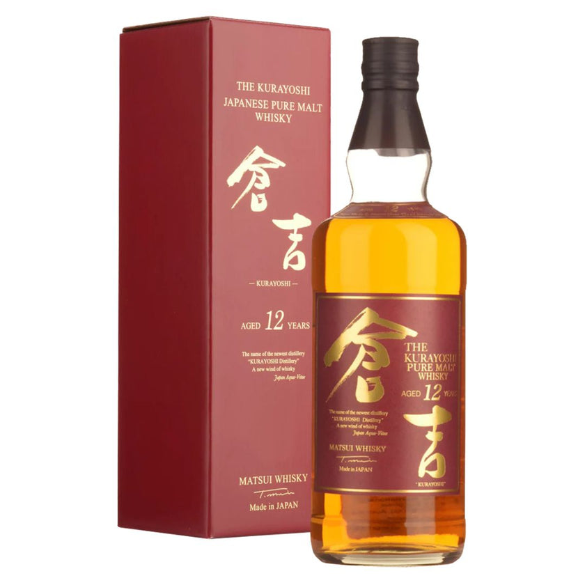 KURAYOSHI PURE MALT 12 AÑOS*700 ML