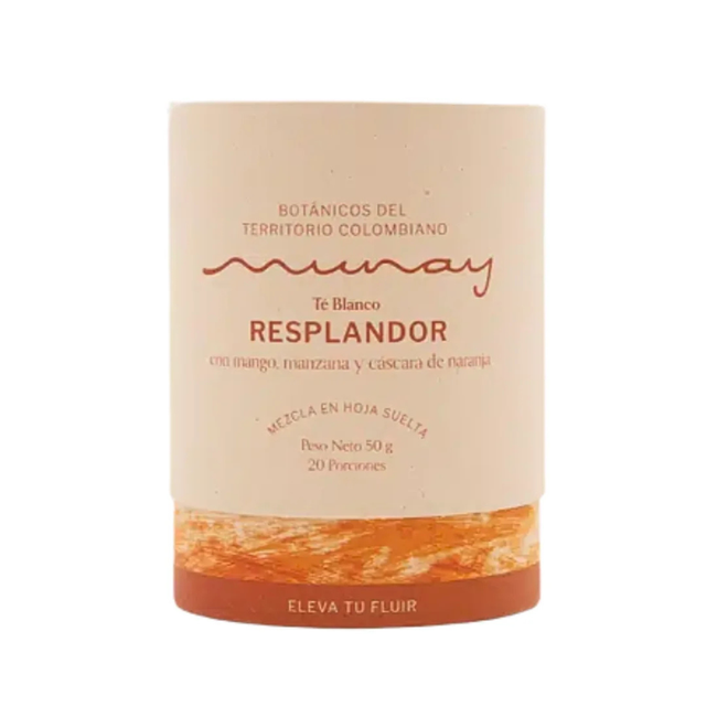 MUNAY Té Blanco Resplandor x 50 g