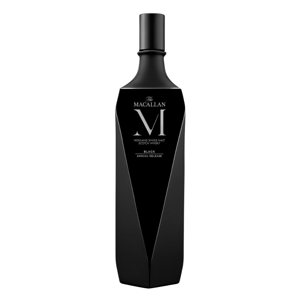 THE MACALLAN M BLACK DECANTER IN LALIQUE*700 ML