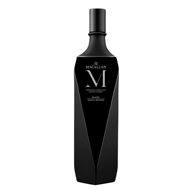 THE MACALLAN M BLACK DECANTER IN LALIQUE*700 ML