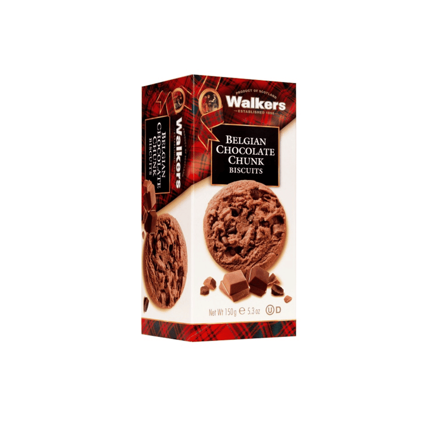 Walkers Belgian Chocolate Chunk Biscuits *150 GR