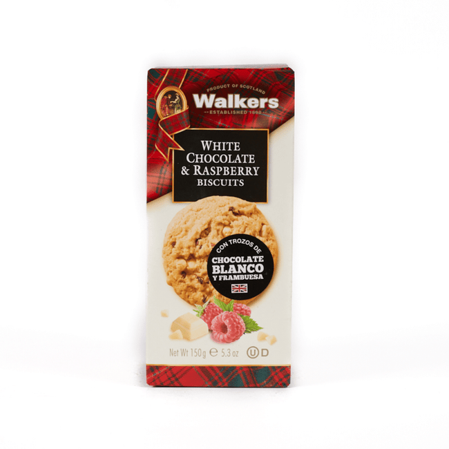 Walkers Chocolate Blanco & Raspberry Biscuits *150 GR