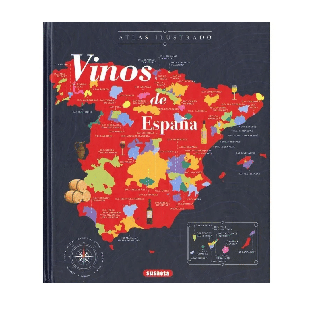 Atlas Ilustrado Vinos de España