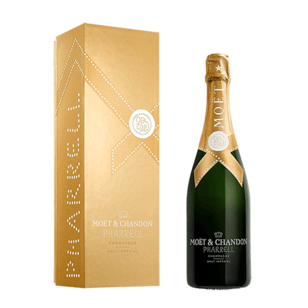 MOET & CHANDON PHARREL BRUT IMPERIAL GOLD X750ML